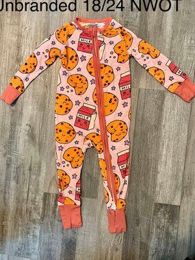 Cookies and Milk convertible pjs 18/24
